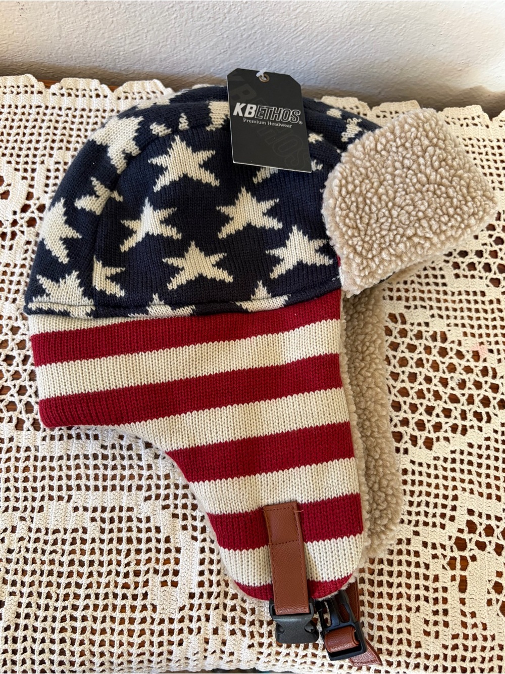 KB Ethos Patriotic Trapper Hat